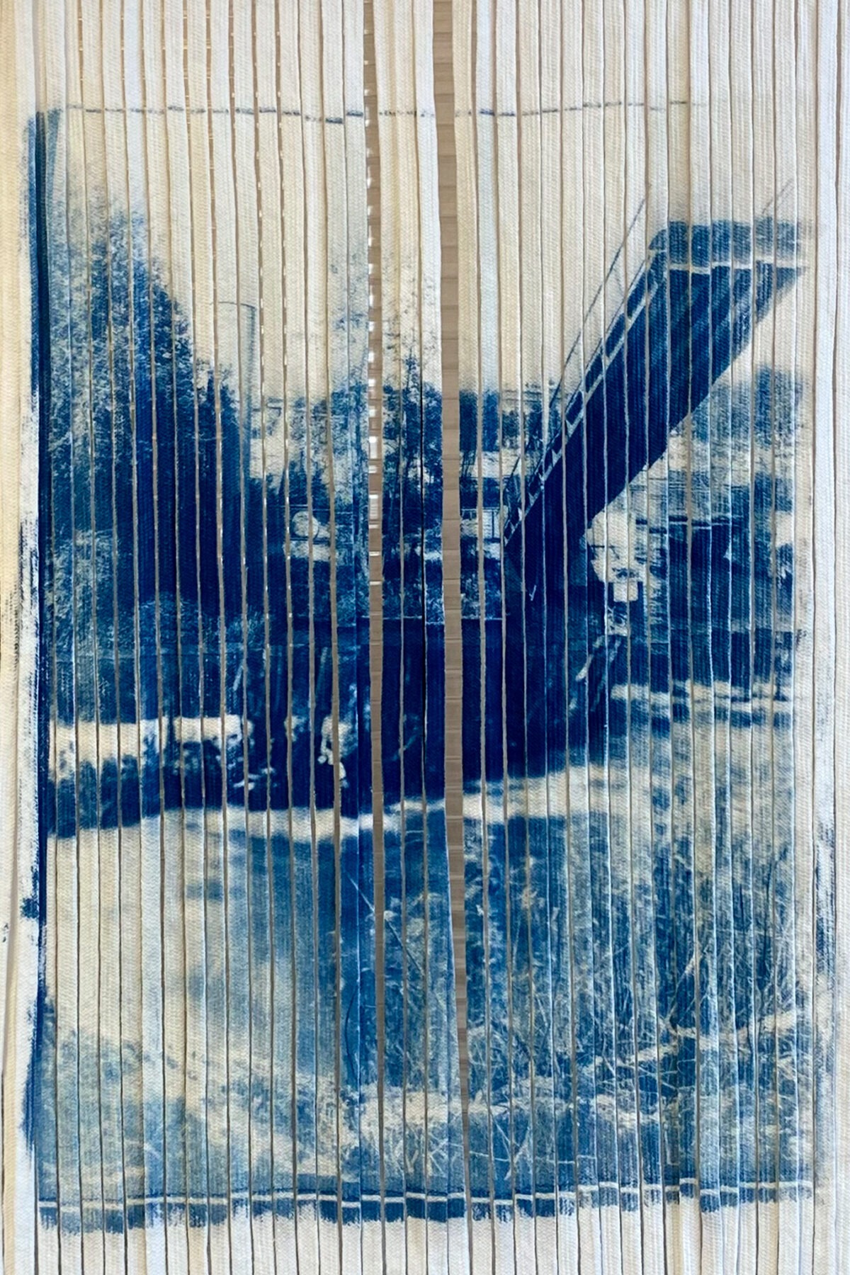 cyanotype sur lacets
